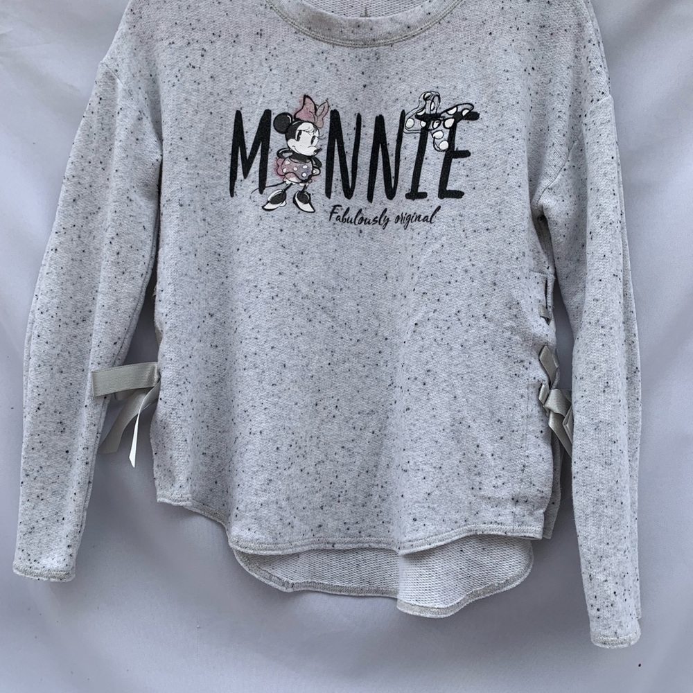 Disney Minnie Mouse Lace Side Sweater Med - Picture 2 of 8